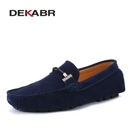 DEKABR Uomini Alla Moda Scarpe Casual di Grandi Dimensioni 38-47 di Marca Estate Mocassini Da Guida Traspirante All'ingrosso Uomo Calzature Morbide Scarpe Per Gli Uomini