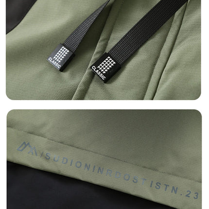 Autumn Winter Thick Vest Men Plus Size 8XL Cargo Vests Patchwork Sleeveless Jacket Fashion Casual Hooded Vest Male