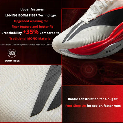 [Stile Suguru Osako] Li-Ning Scarpe da corsa unisex FEIDIAN 6 ELITE LiNing CARBON PLATE Scarpe sportive professionali ARMW001