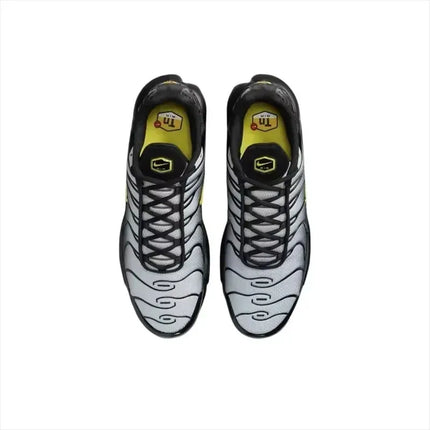 Nike Air Max Plus TN Men's Black Wolf Grey Opti Yellow Gradient Mesh Breathable Air Cushion Soft Elastic Sneakers DM0032-012