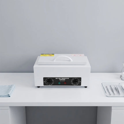 Metal Cleaning Machine High Temperature Sterilizer 300W 2L 122-428℉ Timer Dry Heat Stainless Steel for Nail Salon Clinic Lab Can Be Used In Clinics Hair Stores Nail Salons Beauty Salons Laboratories Etc