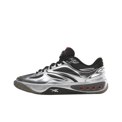 Reebok Engine A Low top Basketball Shoes Unisex Black Silver 100228150