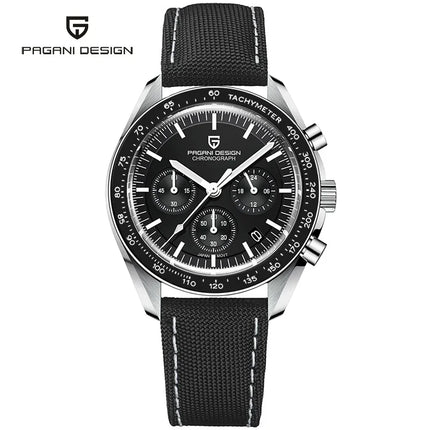 PAGANI DESIGN V5 PD1701 Orologi lunari Orologio al quarzo di lusso per uomo Cronografo sportivo con vetro zaffiro AR 100M impermeabile 2025