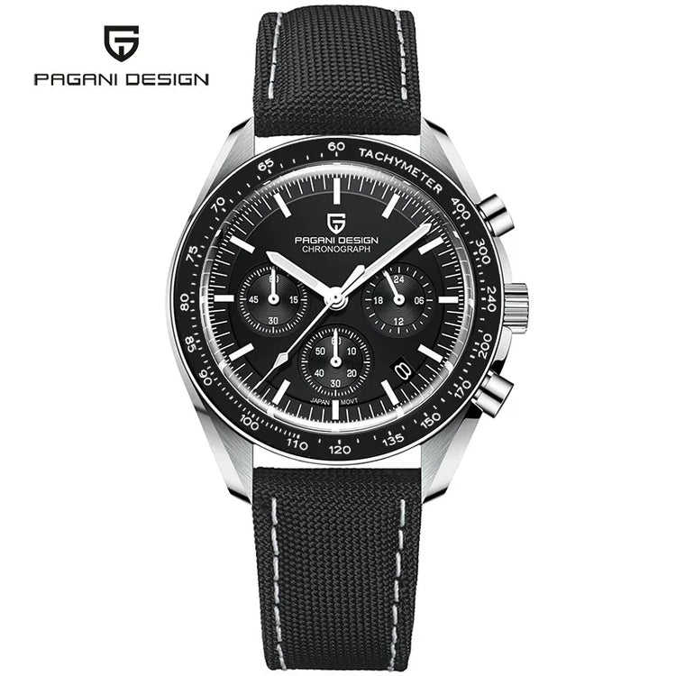 PAGANI DESIGN V5 PD1701 Orologi lunari Orologio al quarzo di lusso per uomo Cronografo sportivo con vetro zaffiro AR 100M impermeabile 2025