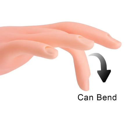 Nail Art Training Fake Hand Display False Tips UV Gel Polish Painting Tools Manicure  Practice Model 2028