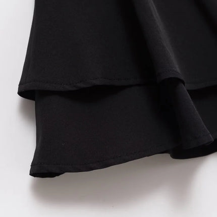 ETJ 2025 Sommer Damen Neue Mode Sexy Hot Girl Stil Rüschen gestapelt Dekoration Rock Hose Kurze Mid-Waist