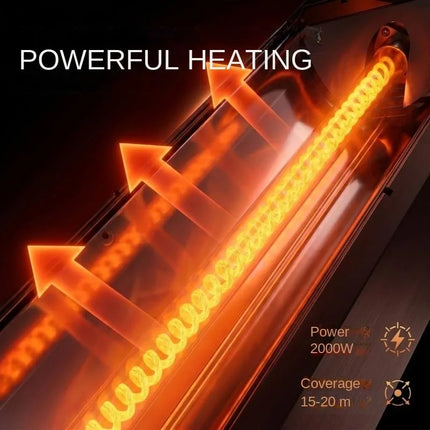 Freestanding Wall Mounting 2000W Infrared Heater Ip65 Waterproof Patio Heater for Garden Balcony