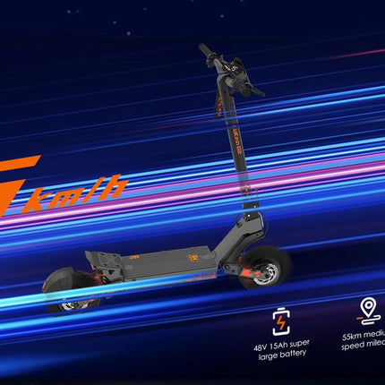 Monopattino elettrico KuKirin G2 per adulti, pneumatici da 10 pollici, motore da 800W, pieghevole, per il trasporto urbano, e-scooter 48V15AH, per tutti i terreni. platinumshop