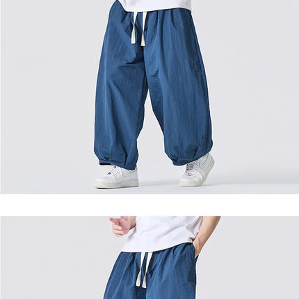 Pantaloni Estivi Leggeri e Sottili 2026 da Uomo, Oversize da Donna, Streetwear con Coulisse, Pantaloni Cargo Y2K da Uomo, Pantaloni Sportivi Larghi con Elastico in Vita