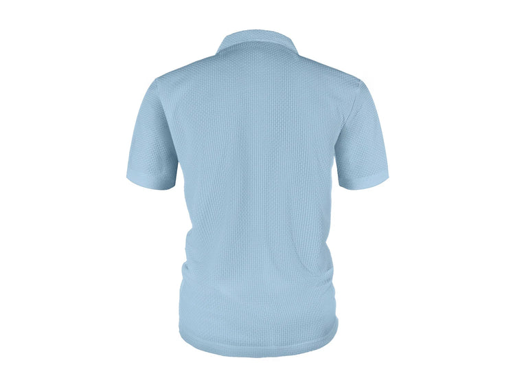T-shirt estiva a maniche corte da uomo con risvolto in seta ghiacciata, top da uomo