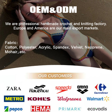 Set bikini reversibile leopardato fatto a mano all'uncinetto Set costumi da bagno neri a bordo piscina blu Paisley costume da bagno di lusso maillot de bain femme PlatiNum
