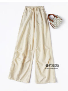 TAJIYANE 76% Mulberry Silk Pants Women Casual Cargo Jogger Pants Dry Silk Trousers New in Spring Summer Women Clothes 2026 штаны