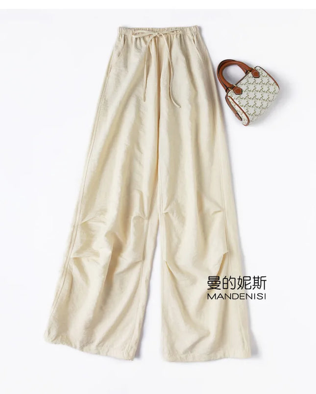TAJIYANE 76% Mulberry Silk Pants Women Casual Cargo Jogger Pants Dry Silk Trousers New in Spring Summer Women Clothes 2026 штаны