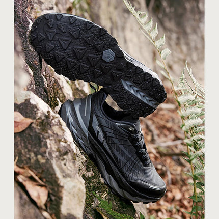 361 Degrees Yushan PRO Men Running Shoes Durable Hiking Cushioning Breathable Non-slip Outdoor Jogging Male Sneakers 672522250 PlatiNum