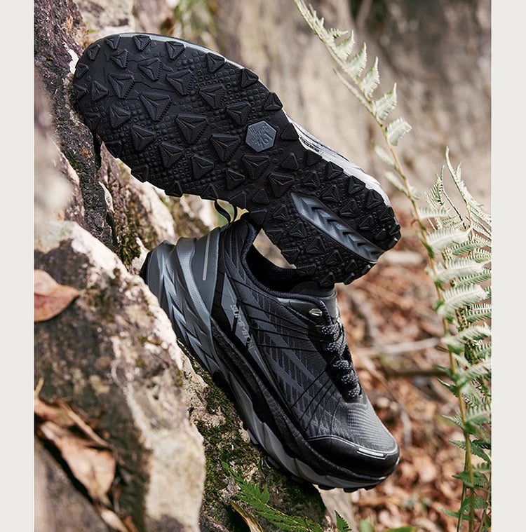 361 Degrees Yushan PRO Men Running Shoes Durable Hiking Cushioning Breathable Non-slip Outdoor Jogging Male Sneakers 672522250 PlatiNum