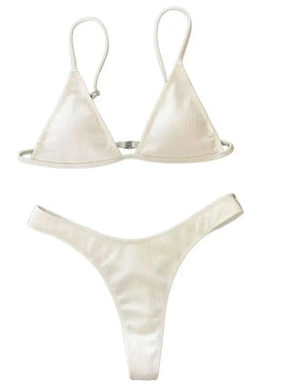 2 pezzi/set bikini da donna sexy set costumi da bagno da donna con cinturino per spaghetti senza fili ad asciugatura rapida platinumshop