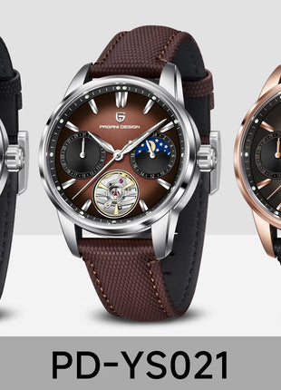 PAGANI DESIGN 41MM Orologio da uomo Orologio meccanico automatico di lusso Orologio da pilota impermeabile in acciaio inossidabile da 100 m PDYS021