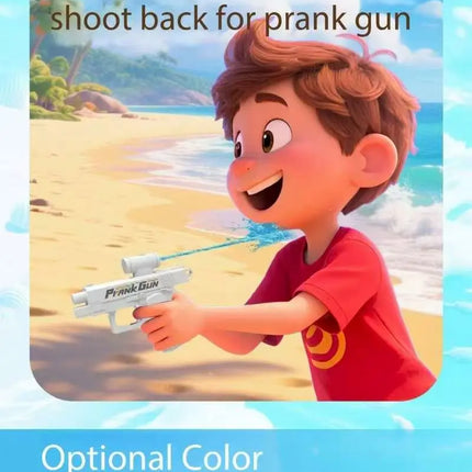 Pistolet à eau inversé amusant recto-verso - Jouet de farce d'été, mini-pulvérisateur d'eau tactique pour enfants et adultes, combat aquatique à la plage et à la piscine
