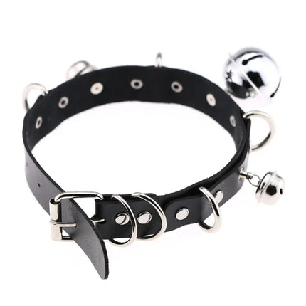 1Pc Harajuku Cuore Sexy Rivetti Cuoio DELL'UNITÀ di elaborazione Nero Goth Punk Girocollo Per Y2K Ragazze FAI DA TE Goth Star Pentagramma Collane Grosse Gioielli PlatiNum
