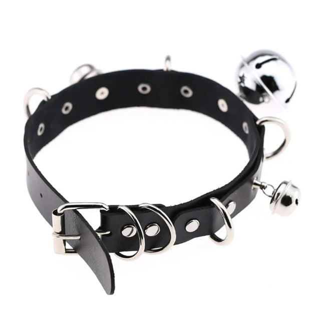 1Pc Harajuku Cuore Sexy Rivetti Cuoio DELL'UNITÀ di elaborazione Nero Goth Punk Girocollo Per Y2K Ragazze FAI DA TE Goth Star Pentagramma Collane Grosse Gioielli PlatiNum