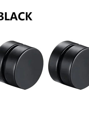 1/3 paia di orecchini magnetici per uomo e donna, magnete CZ nero, orecchino a clip non penetrante, orecchino a magnete rotondo senza piercing platinumshop