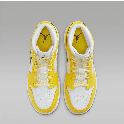 Nike Authentic AIR JORDAN 1 MID SE (GS) Scarpe da ginnastica casual per bambini da donna AV5174-700 platinumshop
