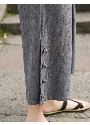 Pantaloni da samurai giapponesi Kimono da uomo Pantaloni casual in cotone retrò da uomo Pantaloni larghi casual Hip Hop Harajuku di alta qualità da uomo