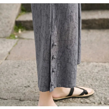 Pantaloni da samurai giapponesi Kimono da uomo Pantaloni casual in cotone retrò da uomo Pantaloni larghi casual Hip Hop Harajuku di alta qualità da uomo