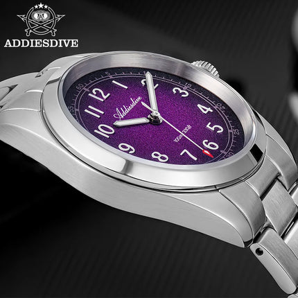 ADDIESDIVE Premium Men's Quartz Watch Super Luminous Sapphire Glass 100M Waterproof Stainless Steel Elegant Luxury Wristwatches