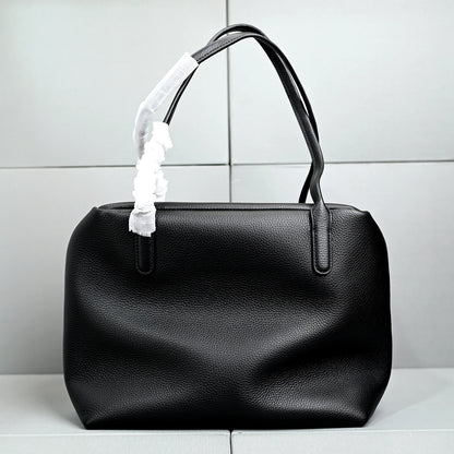 XHTY Genuine Leather Shoulder Bag Underarm Bag Women Soft Large Capacity Bowling Bag Simple Fashion Top Layer Cowhide New Model