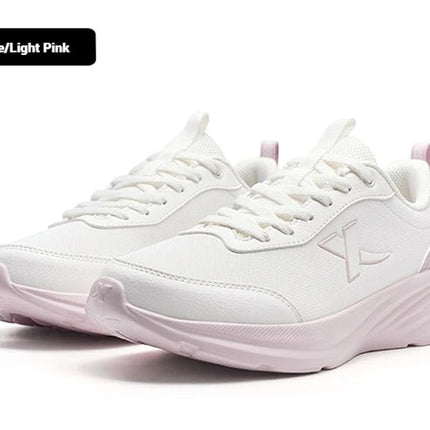 Xtep Running Shoe for Women Support Yu Yi Fw Cushioning Shock WaterProof Stability Durability Breathable Sneakers 875418110055 PlatiNum