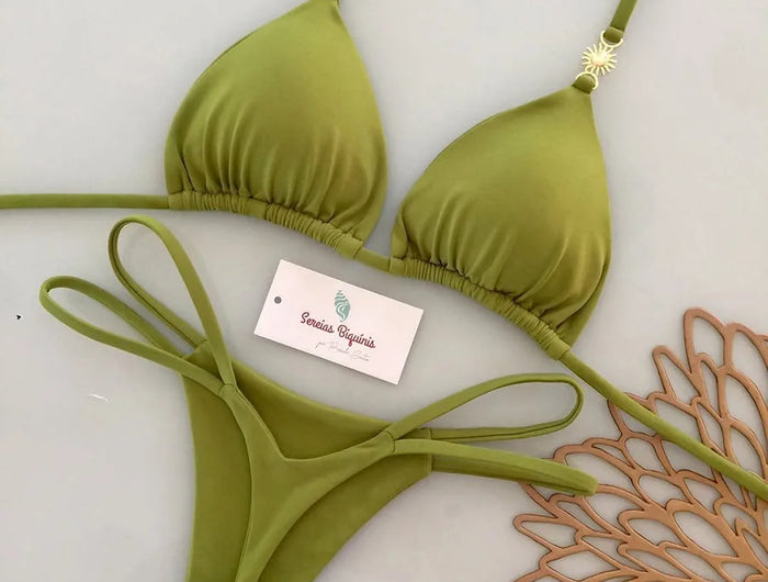 Micro Bikini 2026 Push Up Women's, Sexy Swimsuit, Brazilian Bikini Set, Thong, Floral Biquini, Print, Beachwear