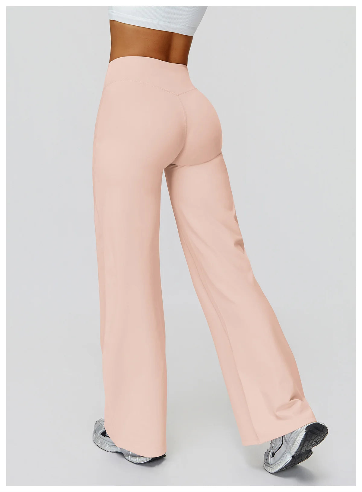 Yoga Pants High Waist Flare Leggings Women Gym Fitness Flared Trousers Breathable Wide Leg Pants Female Workout Dance Trousers