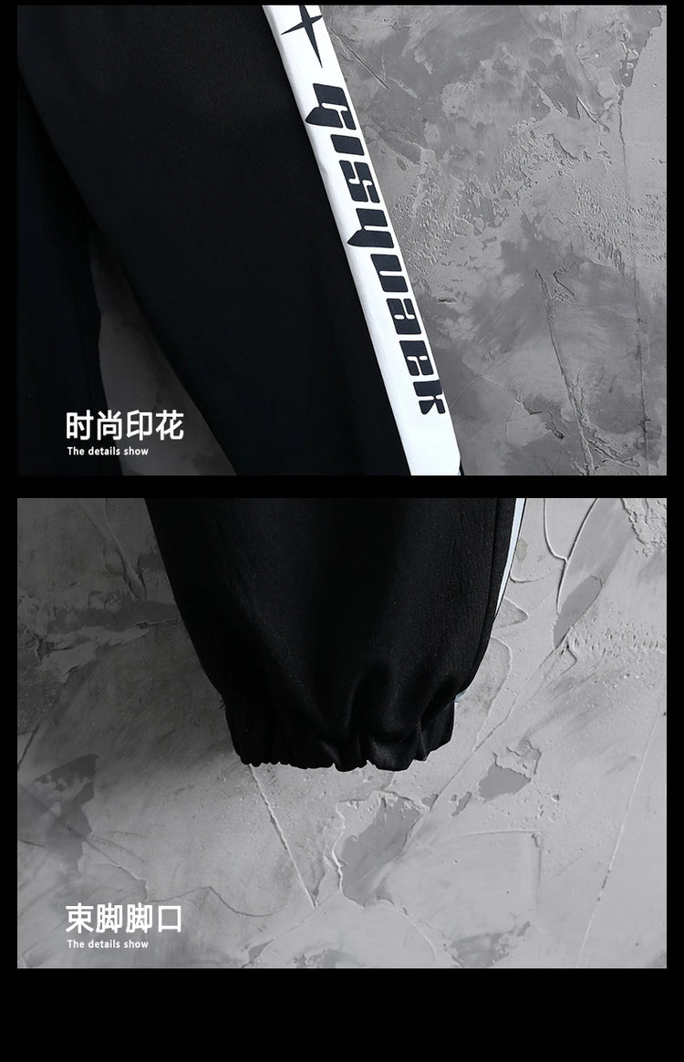 2025 Spring Casual Jackets Sportswear+Pants Men's Sets Korean Style 2 Piece Sets Men Streetwear Fitness Male Tracksuit