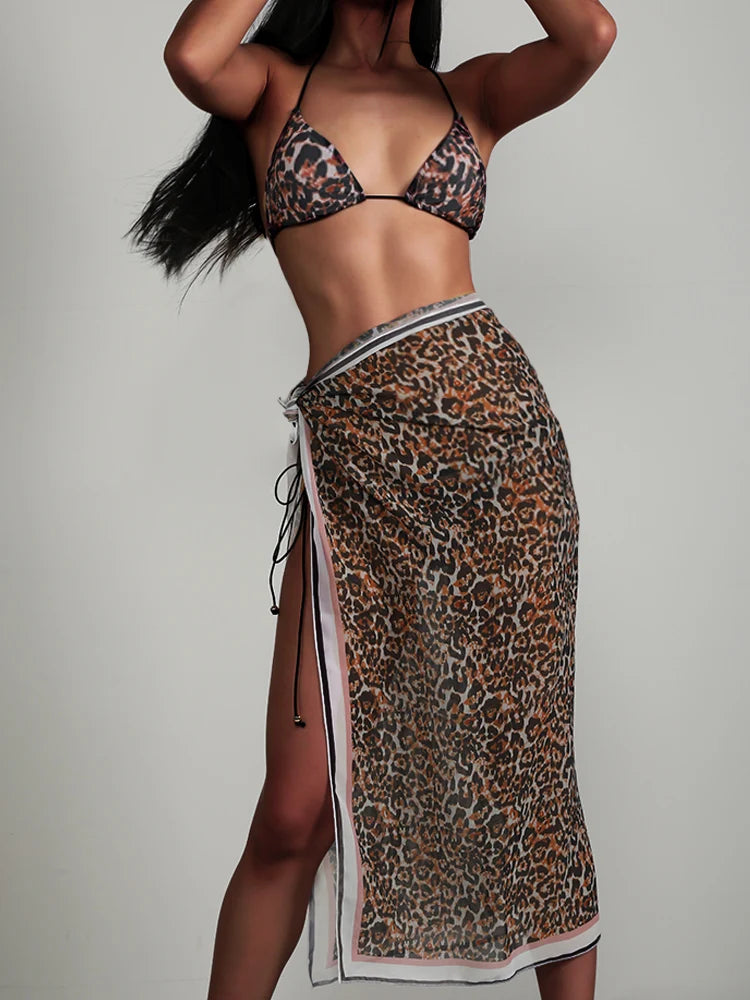 Stampa Cover up Sexy Beachwear Summer Sarong 2024 nuova sciarpa per le donne brasiliano Wrap Beachwear femminile platinumshop