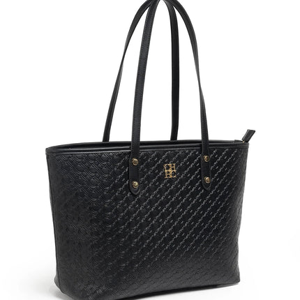 CH 2026 New Embossed Tote Bag Set 2Pcs Large Capacity Shoulder Bag with Pouch Luxury Designer Handbag for Women PlatiNum