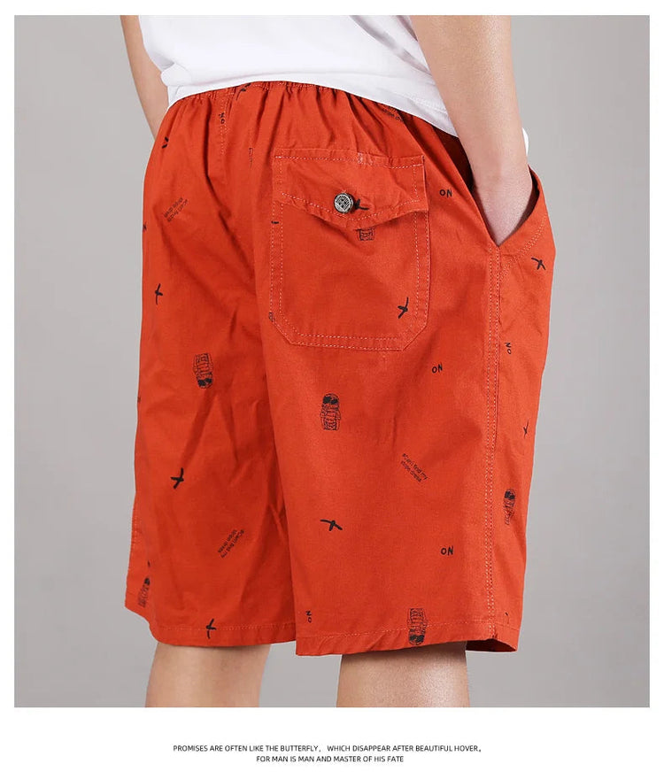 Top Quality 100% cotone Nuovo marchio estivo Moda casual Streetwear Pantaloncini da surf Pantaloni da uomo Pantaloni larghi con coulisse Abbigliamento da uomo platinumshop
