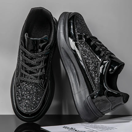 New Men Skateboard Shoes Platform Trend Sport Shoes Women Sneaker Sequin Shoes for Men Chaussure Homme Female Sneakers