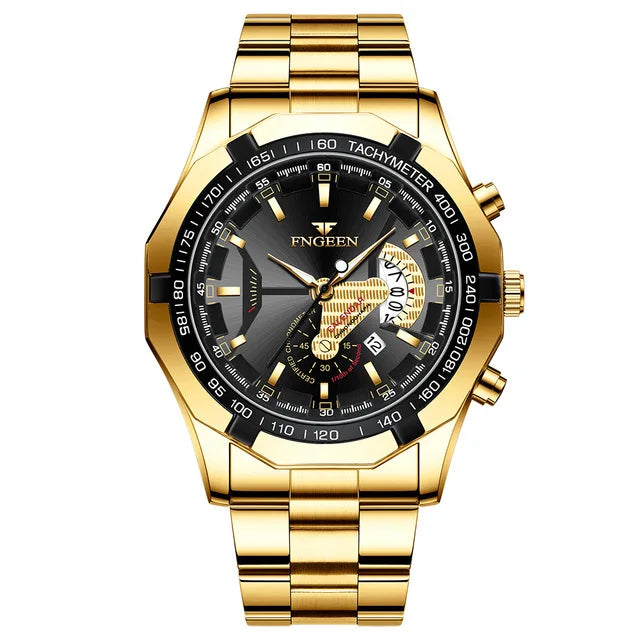 2024 Top Brand di Lusso Orologio di Moda Casual Militare Al Quarzo Sport Orologio Da Polso In Acciaio Pieno Impermeabile Orologio da Uomo Relogio Masculino platinumshop