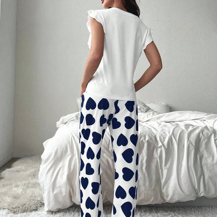 Pigiama estivo Set Pantaloni estivi da donna Set Pijama Pigiama da donna Indumenti da notte Donna che dorme Biancheria intima da notte sexy