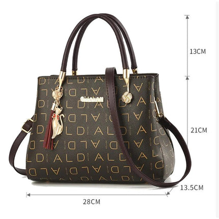PU Leather Casual Crossbody Bags for Women Ladies Luxury Designer Tote Handbag Female Large Capacity Travel Shoulder Bag Sac PlatiNum
