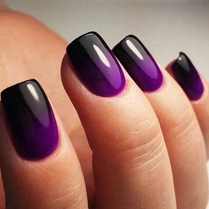 24pcs/set short square fake nails for women cute bride heart white french tips faux ongles y2k press on false nail supplies