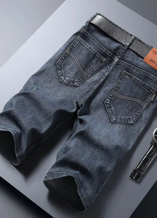 Jorts in denim slim da uomo stile classico da uomo Estate New Business Fashion Thin Stretch Short Casual jorts da uomo