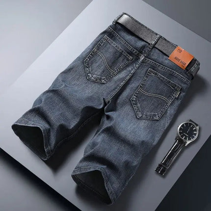 Jorts in denim slim da uomo stile classico da uomo Estate New Business Fashion Thin Stretch Short Casual jorts da uomo