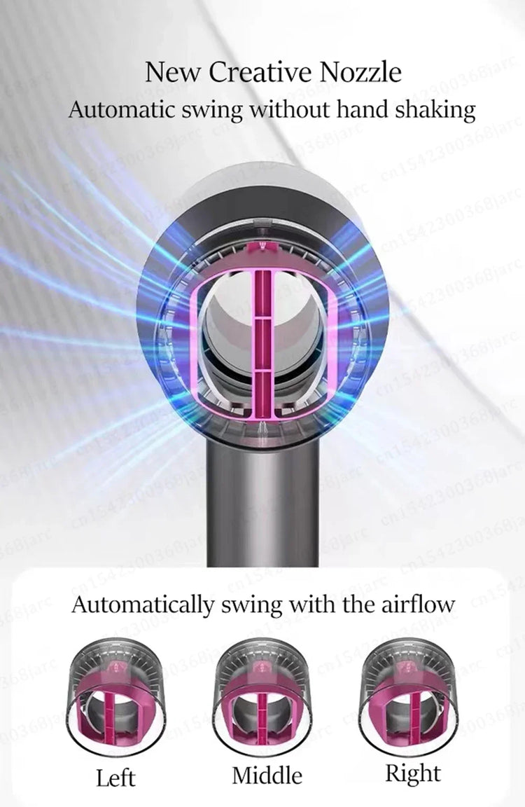 Automatic Swing Nozzle For Dyson Supersonic HD01 HD15 Nozzle SenCiCiMen X13 Super Hair Dryer Shake Nozzle Styling Tool Accessory