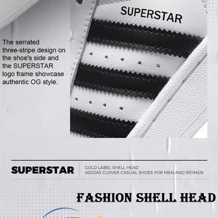 Scarpe Adidas da uomo e da donna Trefoil Superstar Ii Sneakers Shell-Toe Sneakers casual retrò Ih8659