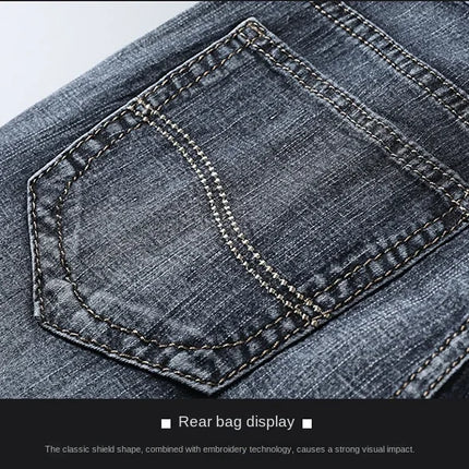Jorts in denim slim da uomo stile classico da uomo Estate New Business Fashion Thin Stretch Short Casual jorts da uomo