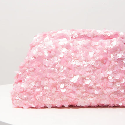 Clutch Bag For Women，Sequin Bag，Bridal Party，Prom Dresses For Women，Prom Accessories， Bag For Women Elegant，Wedding Items PlatiNum