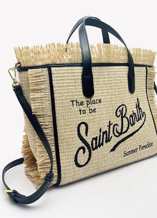Fashion Classic Women's Tote Bag High Quality Tassel Shoulder Bag Trend Brand Elegant Ladies Beach Bag Designer Luxury Handbag PlatiNum