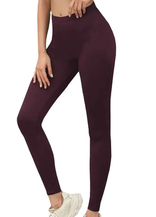 Leggings Super Morbidi da Donna ad Alta Elasticità per Allenamento Yoga Corsa Atletica Push Up Palestra Fitness